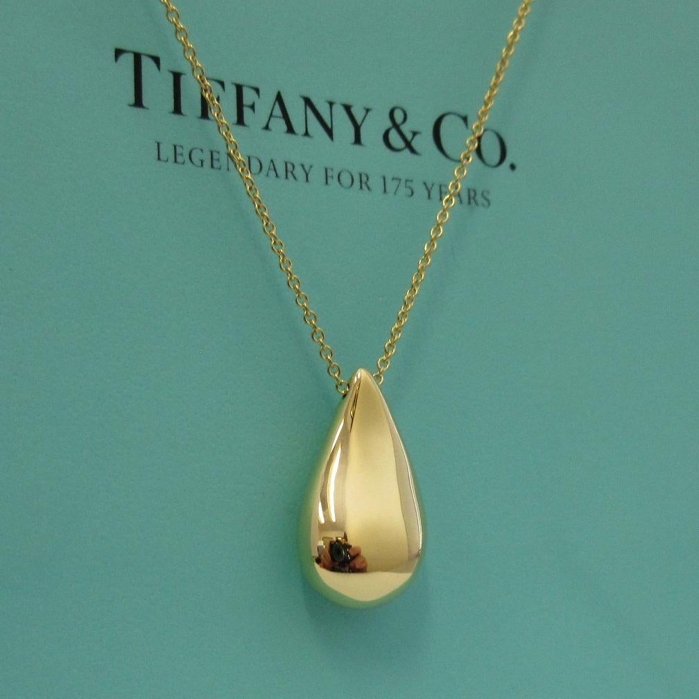 TIFFANY & Co. Elsa Peretti 18K Gold Teardrop Pendant Necklace Large

Metal: 18K Yellow Gold
Chain: 16