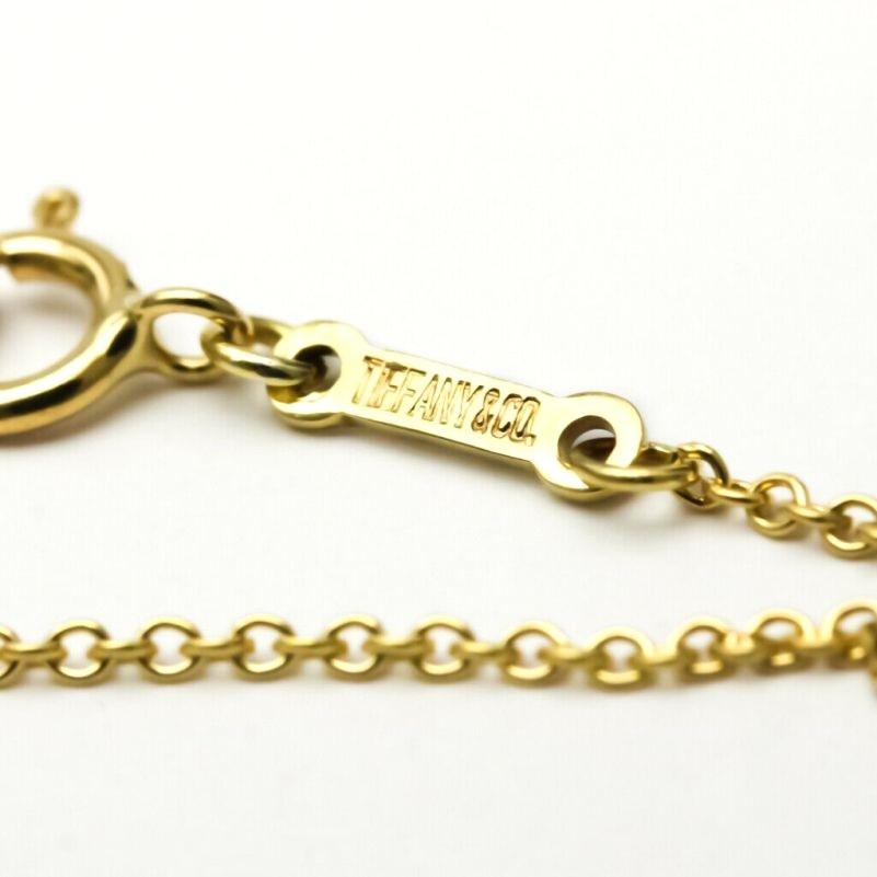 TIFFANY & Co. Elsa Peretti 18K Gold Teardrop Pendant Necklace Large 4