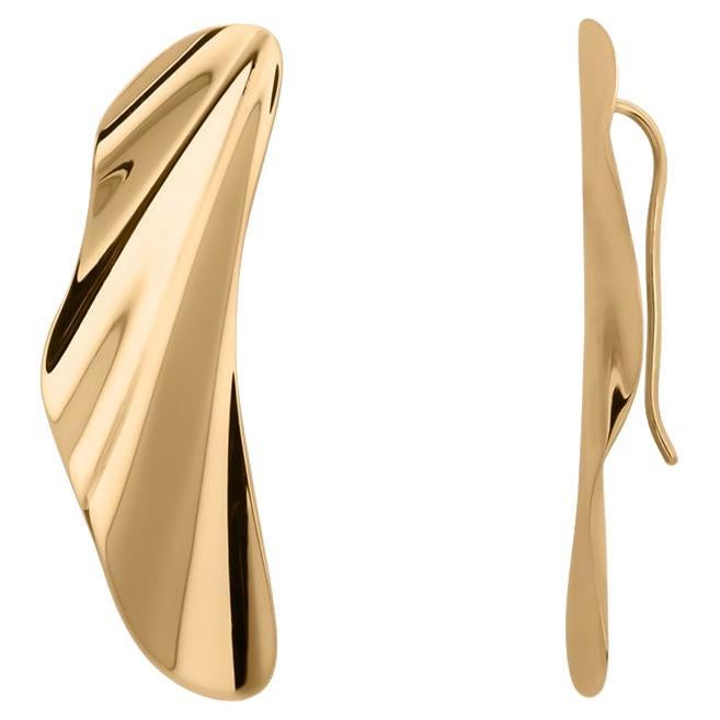 Tiffany & Co. Pendientes Elsa Peretti Wing Vintage de oro de 18 quilates - Ear Climbers en venta