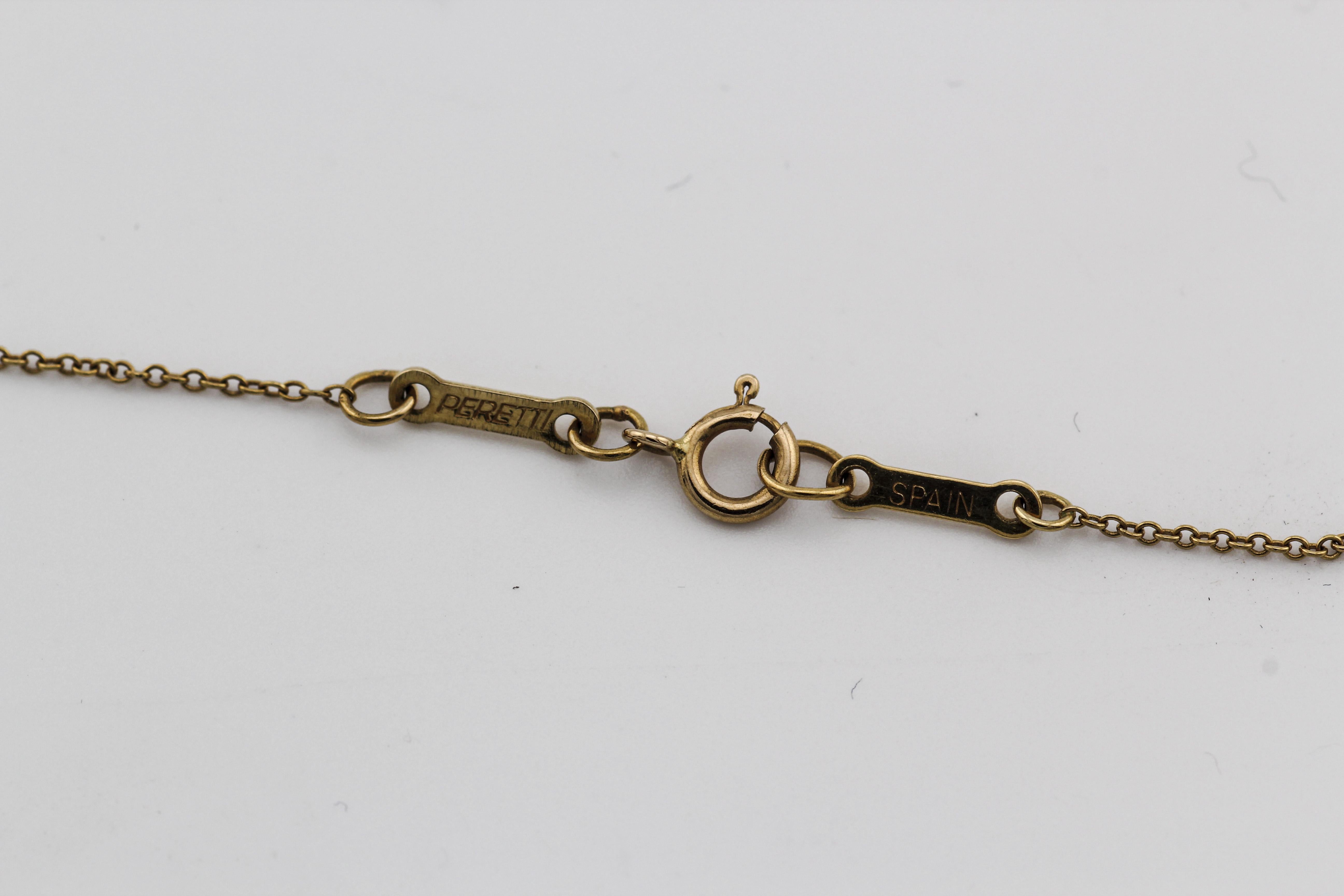 Tiffany & Co. Elsa Peretti 18K Yellow Gold 12 mm Star of David Pendant Necklace For Sale 1