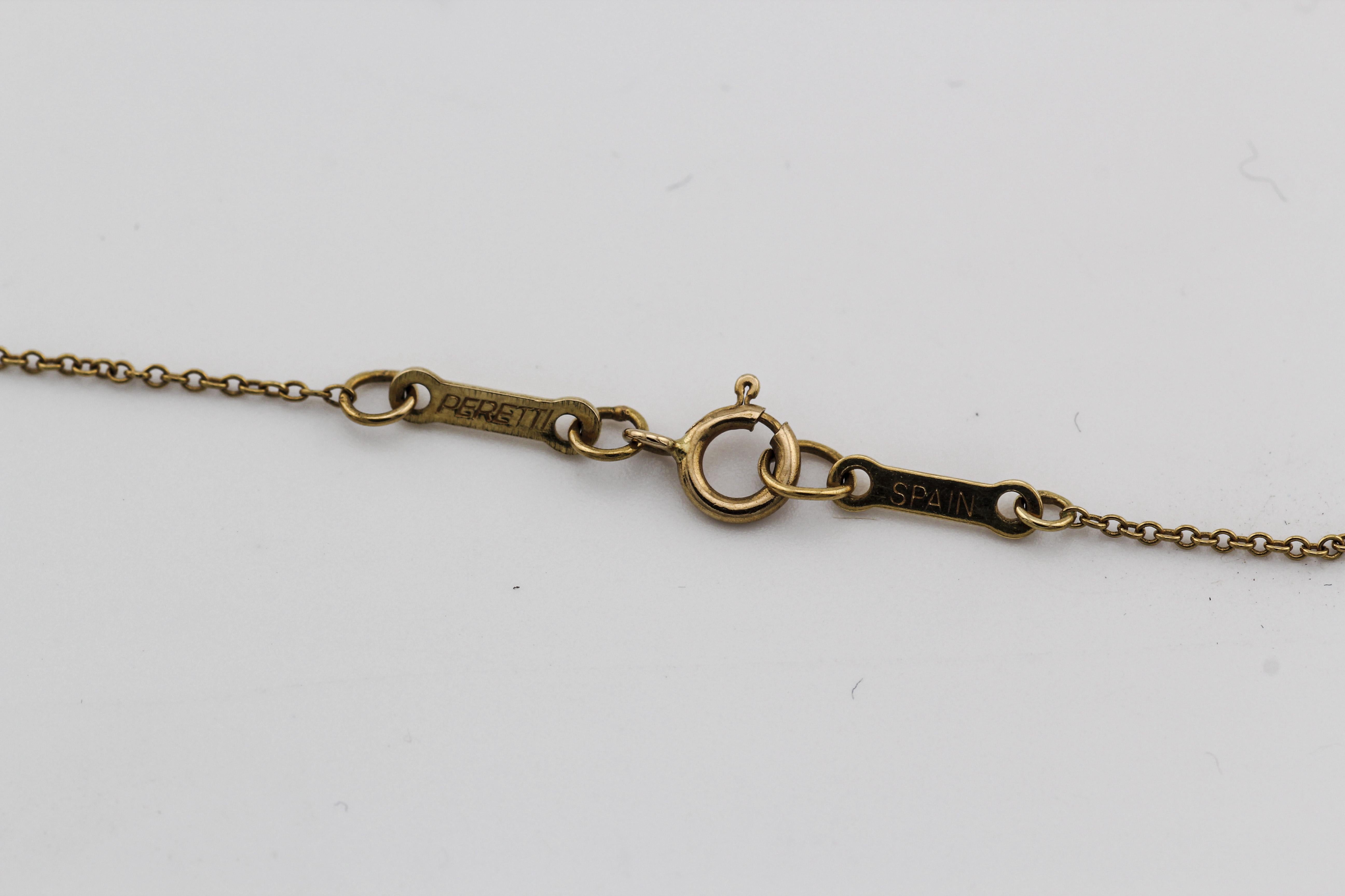 Women's or Men's Tiffany & Co. Elsa Peretti 18K Yellow Gold 12 mm Star of David Pendant Necklace
