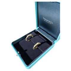 Tiffany & Co. Elsa Peretti 18K Yellow Gold Bamboo Hoop Earrings