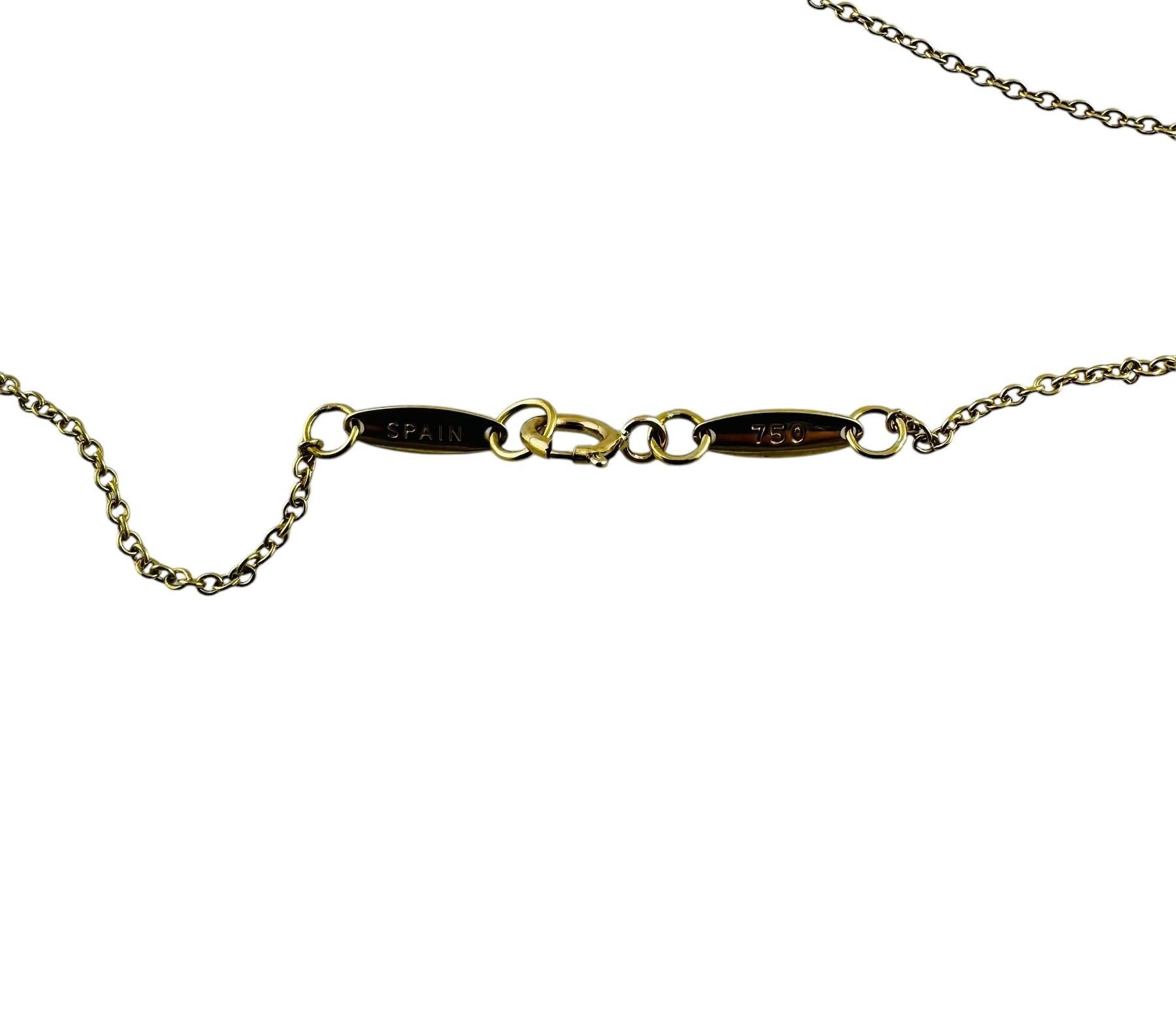 Tiffany & Co. Elsa Peretti 18K Yellow Gold Bottle Jug Pendant Necklace #20696 For Sale 5