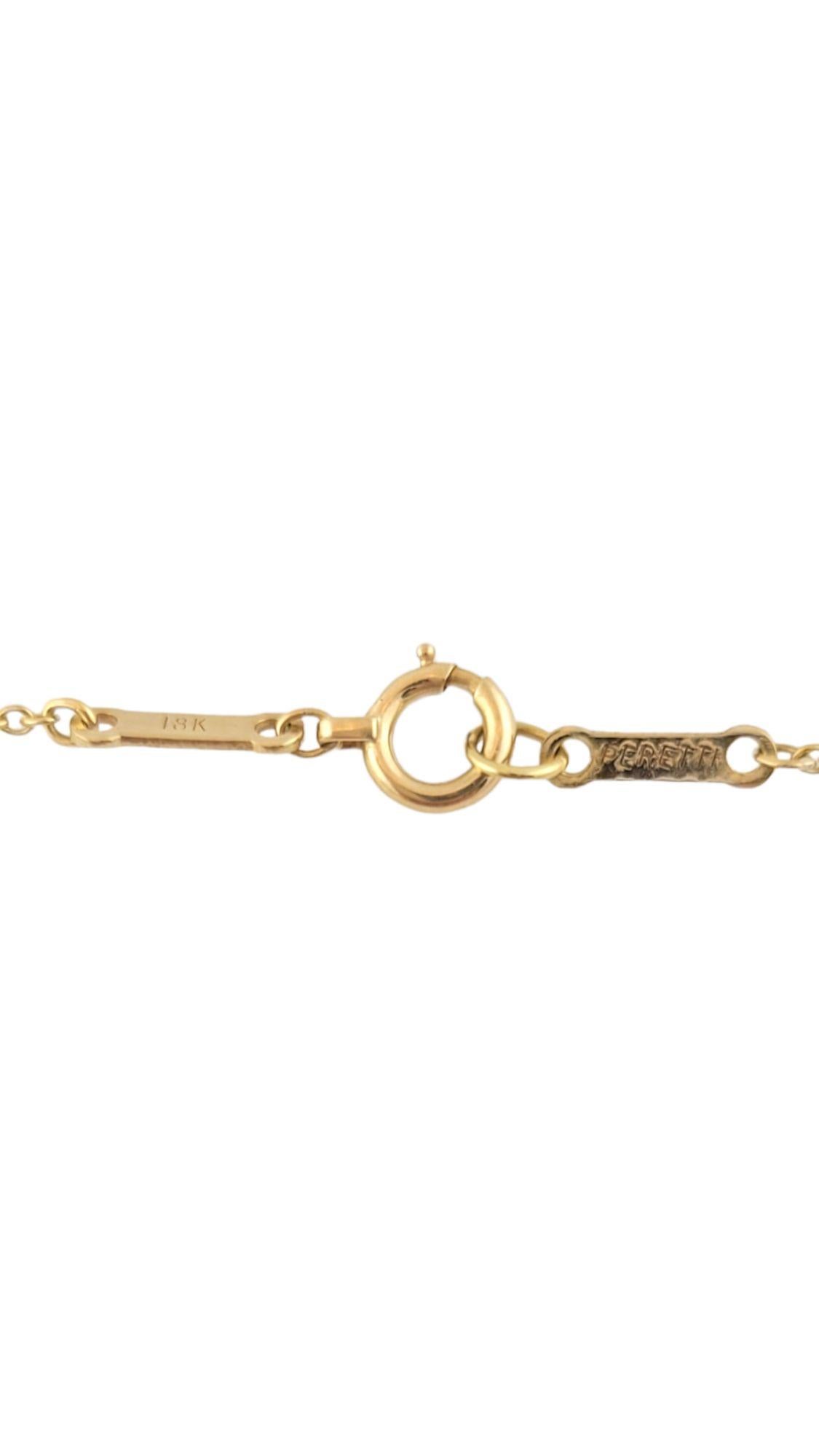 Women's Tiffany & Co Elsa Peretti 18K Yellow Gold Chain Diamond by the Yard Bracelet For Sale