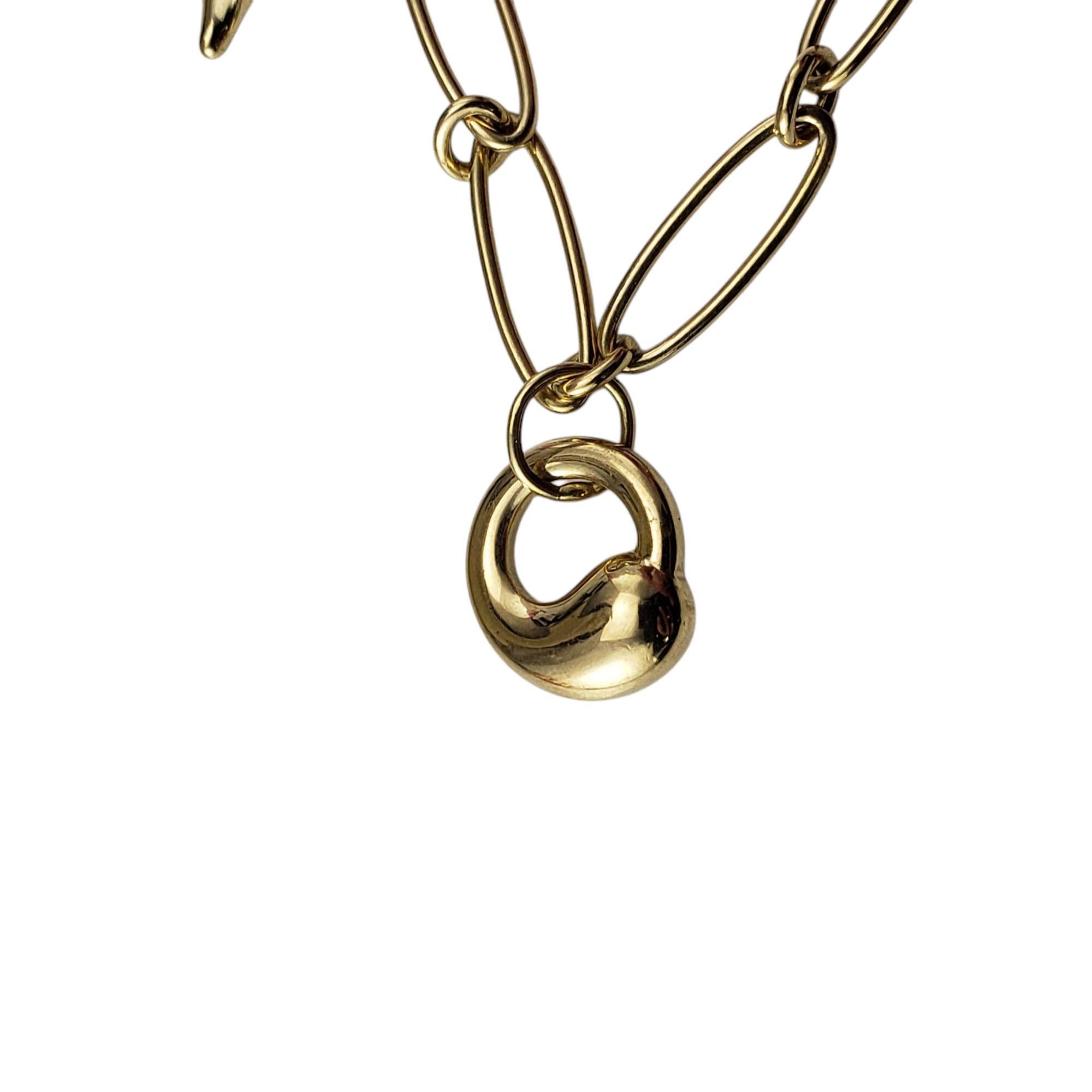 Contemporain Tiffany & Co. Elsa Peretti Bracelet à breloques iconique en or jaune 18 carats n° 21551 en vente