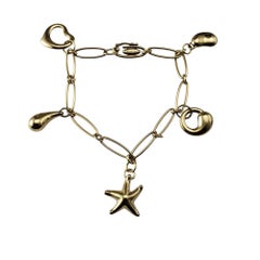 Tiffany & Co. Elsa Peretti 18 Karat Gelbgold Icon Charm-Armband #21551