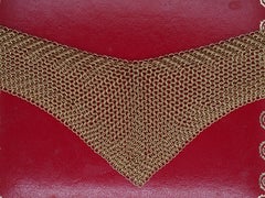 Tiffany & Co Elsa Peretti 18K Yellow Gold Large Mesh Necklace