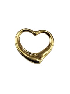 Tiffany & Co. Ciondolo a cuore aperto grande in oro giallo 18 carati di Elsa Peretti #23663