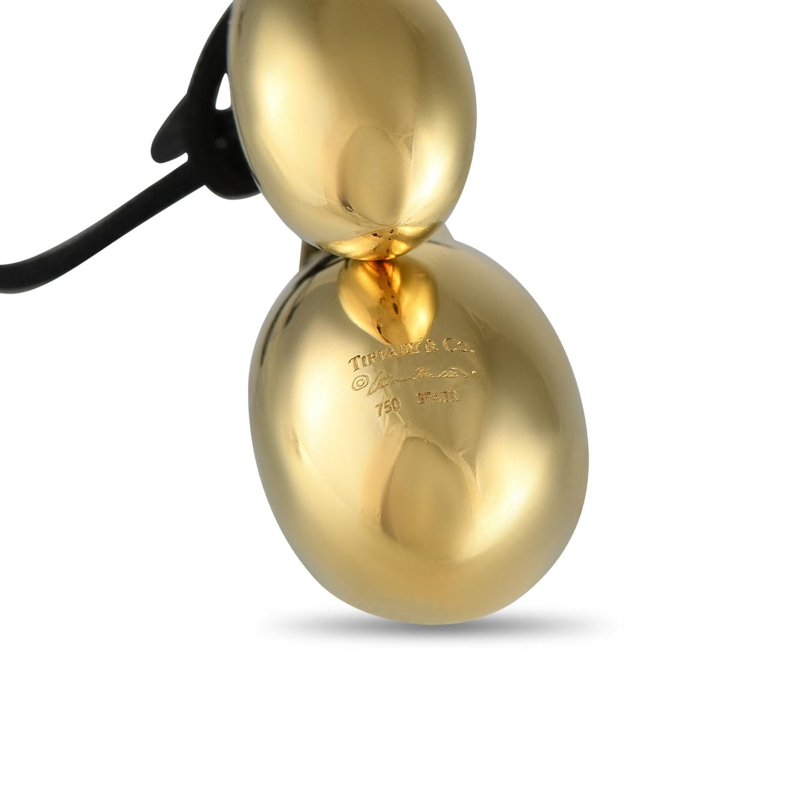 Women's Tiffany & Co. Elsa Peretti 18K Yellow Gold Necklace For Sale