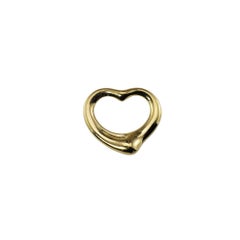 Tiffany & Co. Ciondolo a cuore aperto in oro giallo 18 carati di Elsa Peretti #15666
