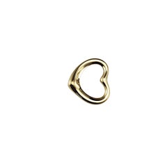 Tiffany & Co. Elsa Peretti 18K Yellow Gold Open Heart Pendant #21548