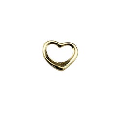 Tiffany & Co. Elsa Peretti 18K Yellow Gold Open Heart Pendant #21548