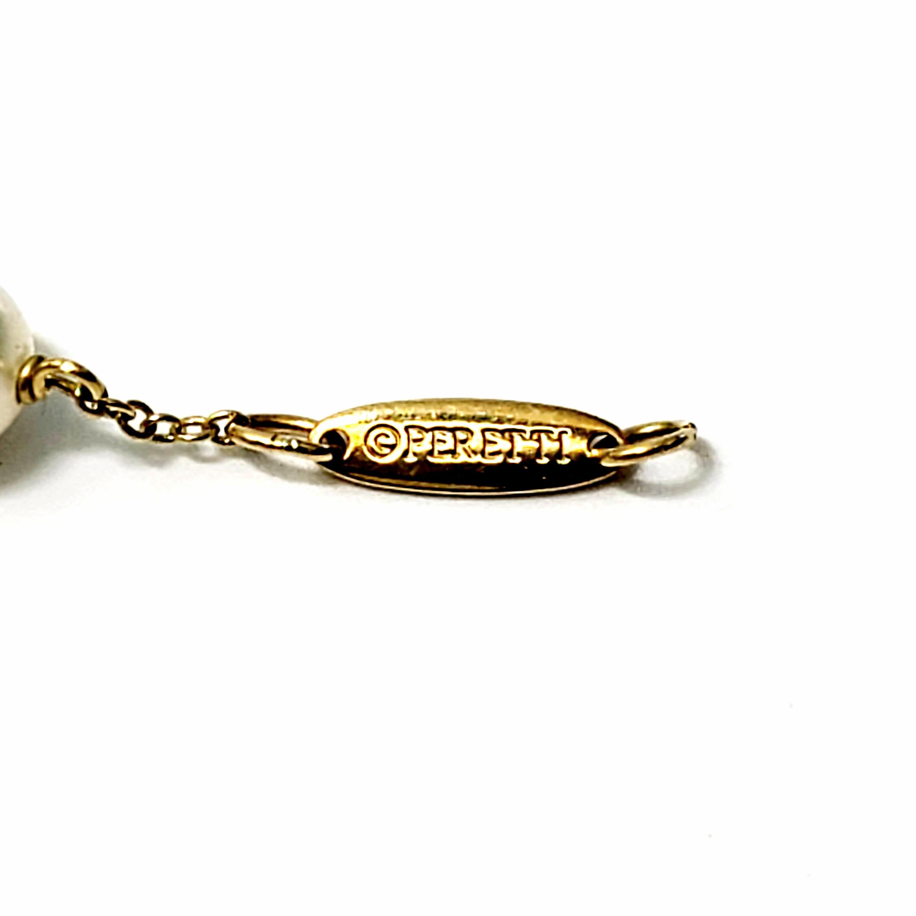 Cabochon Tiffany & Co. Elsa Peretti 18 Karat Gold Pearls by the Yard Bracelet with Box
