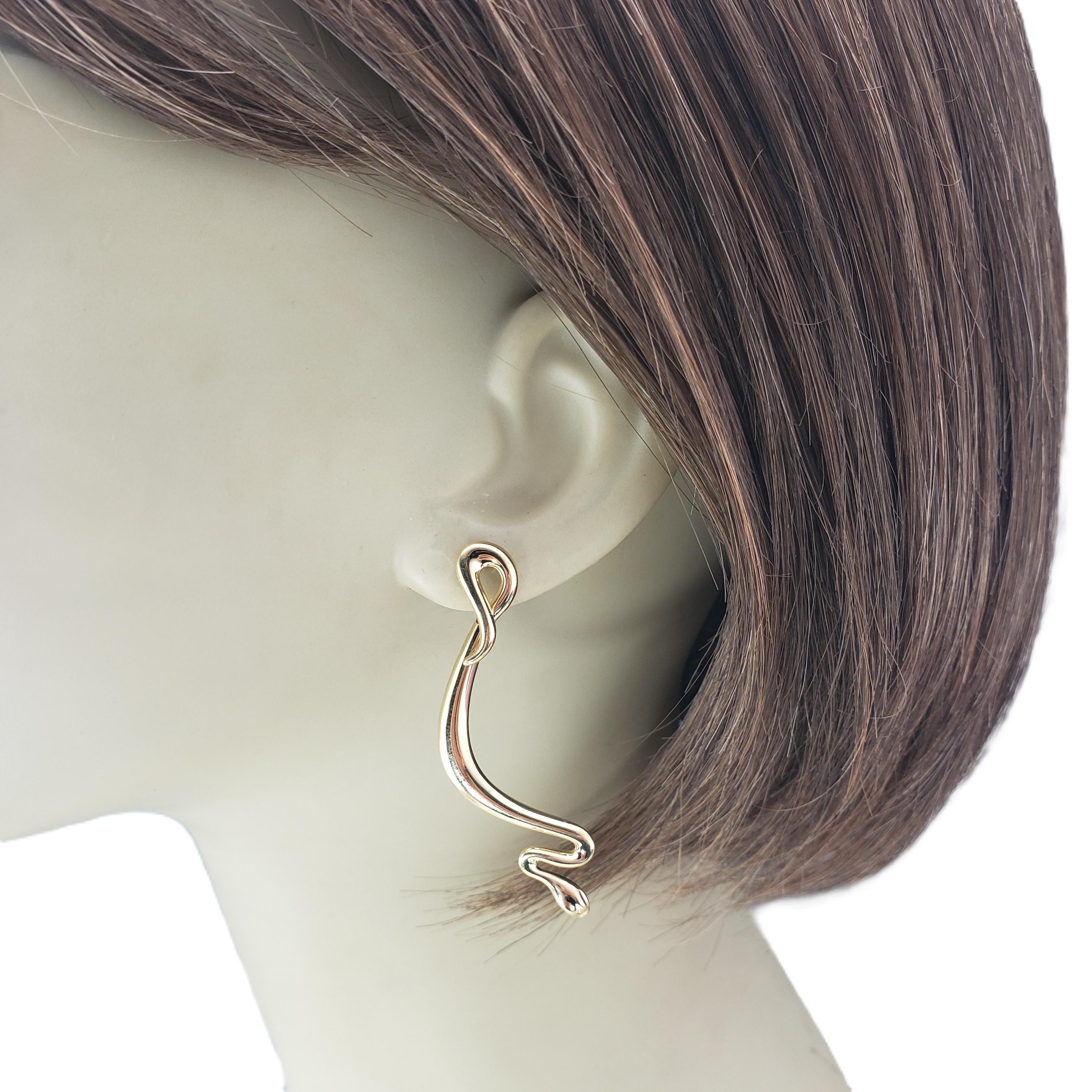 Tiffany & Co. Orecchini a serpente in oro giallo 18 carati Elsa Peretti #22296 in vendita 2