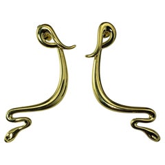Tiffany & Co. Orecchini a serpente in oro giallo 18 carati Elsa Peretti #22296
