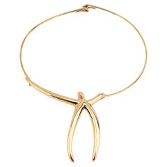 Tiffany & Co. Elsa Peretti, collana girocollo con stella marina in oro giallo 18 carati