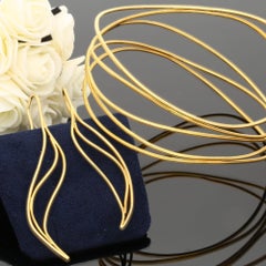 Tiffany & Co Elsa Peretti 18K Yellow Gold Vintage Bangle