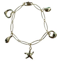 Tiffany & Co. Elsa Peretti 18‑K Yellow‑Gold Five‑Charm Bracelet