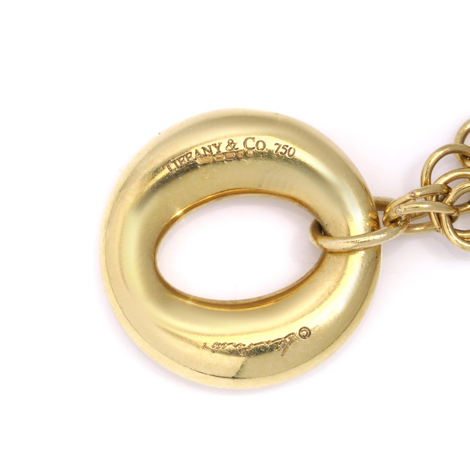 Tiffany & Co. Elsa Peretti 18kt Gold Mesh Bracelet For Sale 1