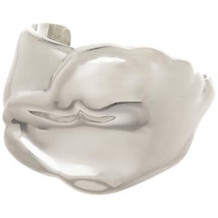 Tiffany & Co. Elsa Peretti 1980s Sterling Zodiac Cuff Bracelet
