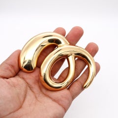 Tiffany Co Elsa Peretti 1982 Very Rare Free Form Pendant Buckle Solid 18Kt Gold