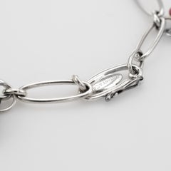 Tiffany & Co Elsa Peretti 5 Charm Bracelet Sterling Silver Estate Starfish Apple