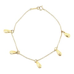 Tiffany & Co. Elsa Peretti 5 Teardrop Bracelet 18K Yellow Gold 18K Yellow
