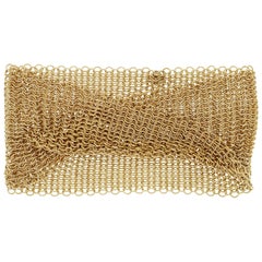 Tiffany & Co. Elsa Peretti 81 Grams 18 Karat Yellow Gold Mesh Bracelet