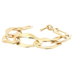 Tiffany & Co. Elsa Peretti Aegean 18K Yellow Gold Toggle Link Bracelet