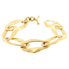 Tiffany & Co. Elsa Peretti Aegean 18K Yellow Gold Toggle Link Bracelet