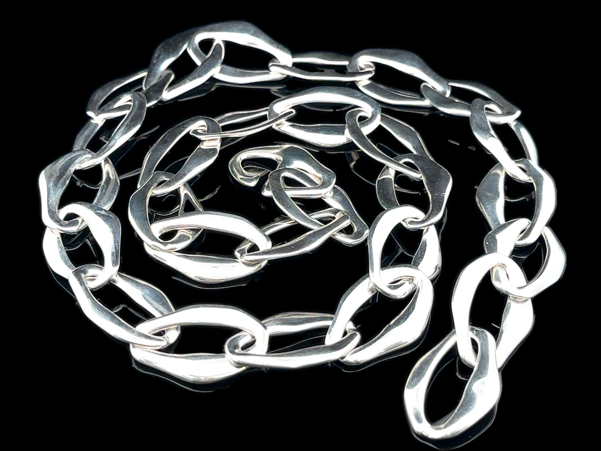 tiffany long chain necklace
