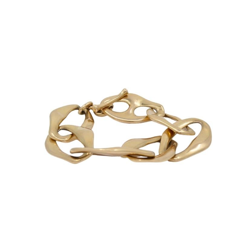 Tiffany & Co. Elsa Peretti Pulsera Toggle Egeo Oro 18k en venta 3