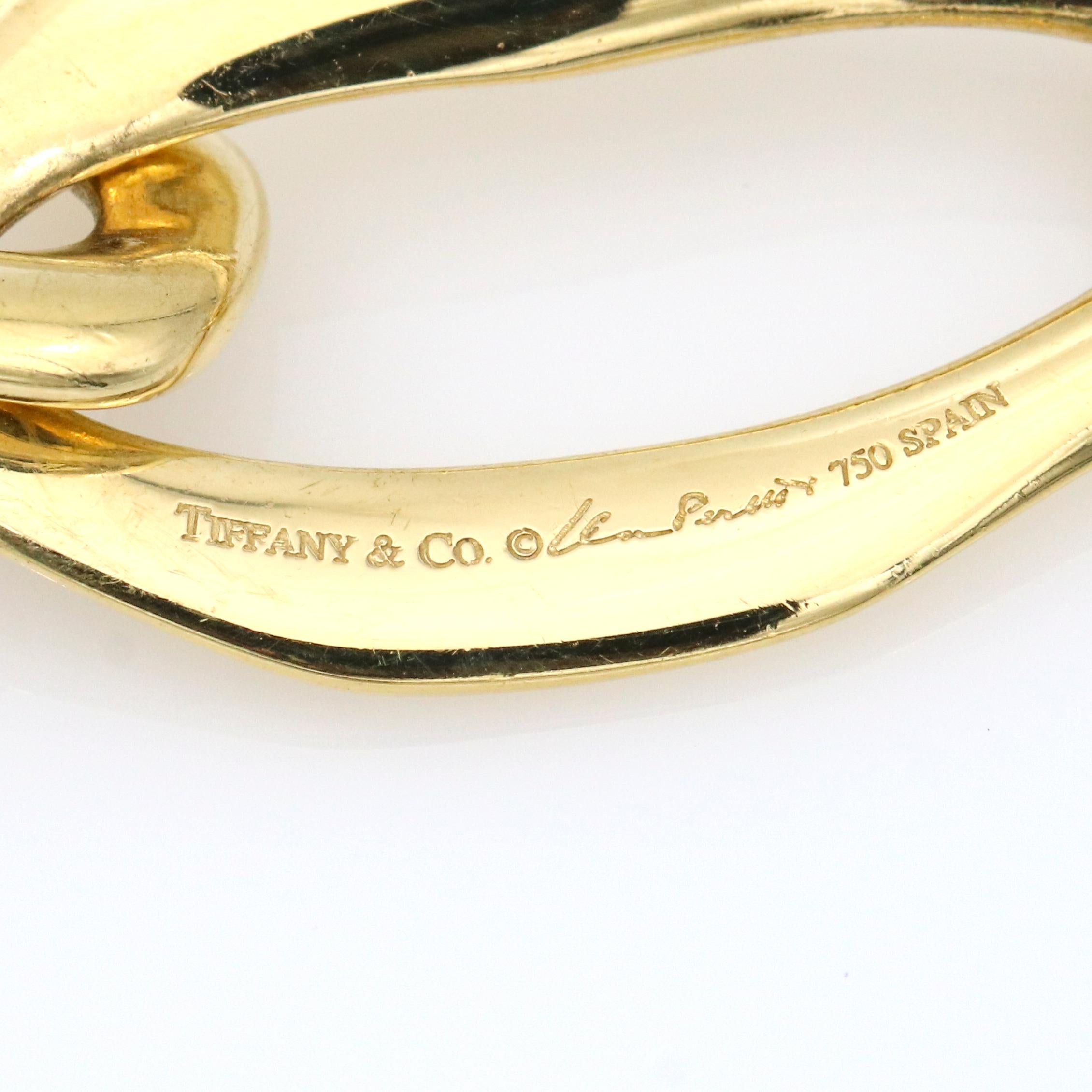 Tiffany & Co. Elsa Peretti Ägäisches Toggle-Armband aus 18 Karat Gelbgold im Angebot 1