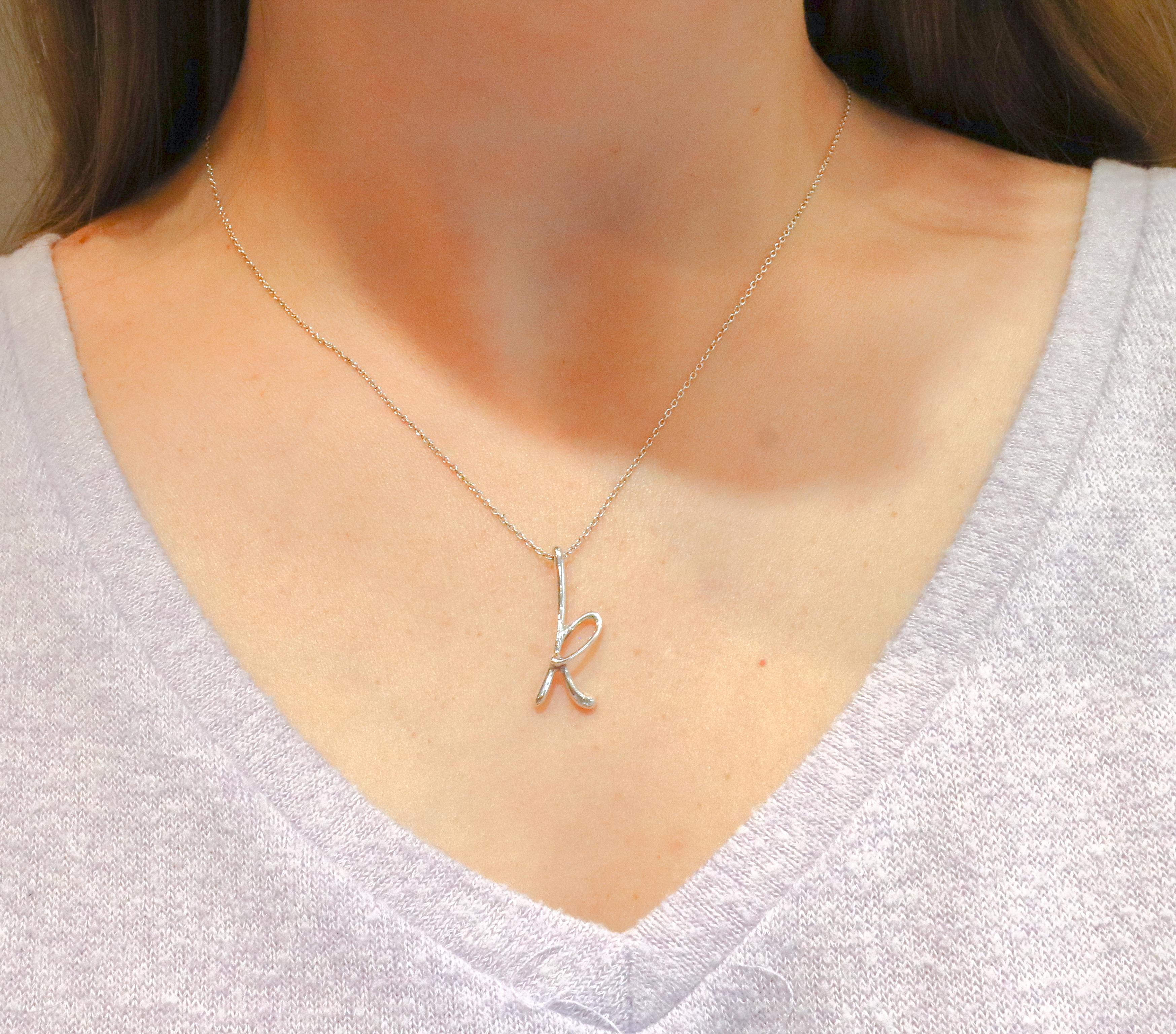 k necklace tiffany