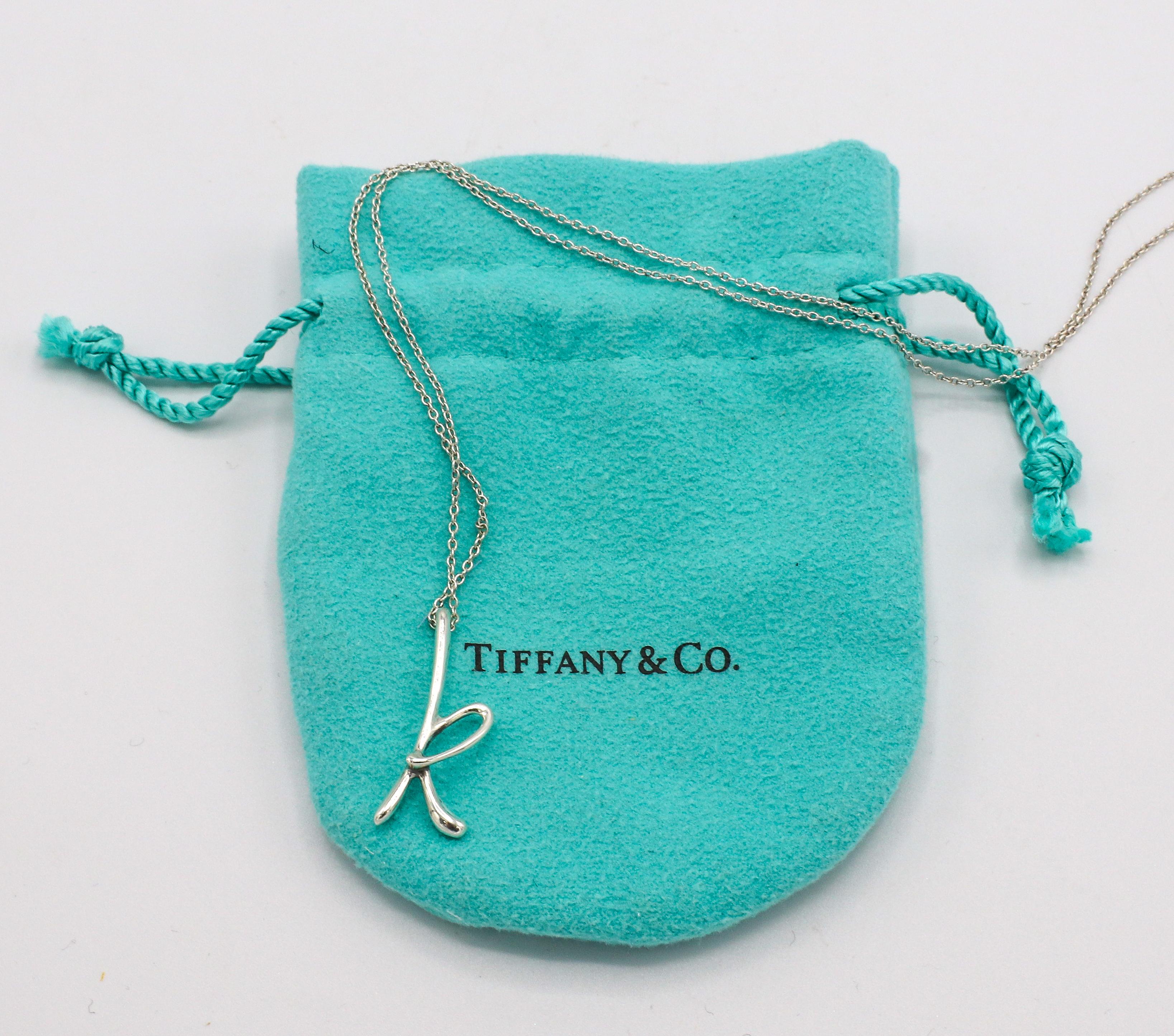 tiffany and co j necklace