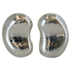 Tiffany & Co. Collection Elsa Peretti Bean Clips d'oreilles en argent sterling