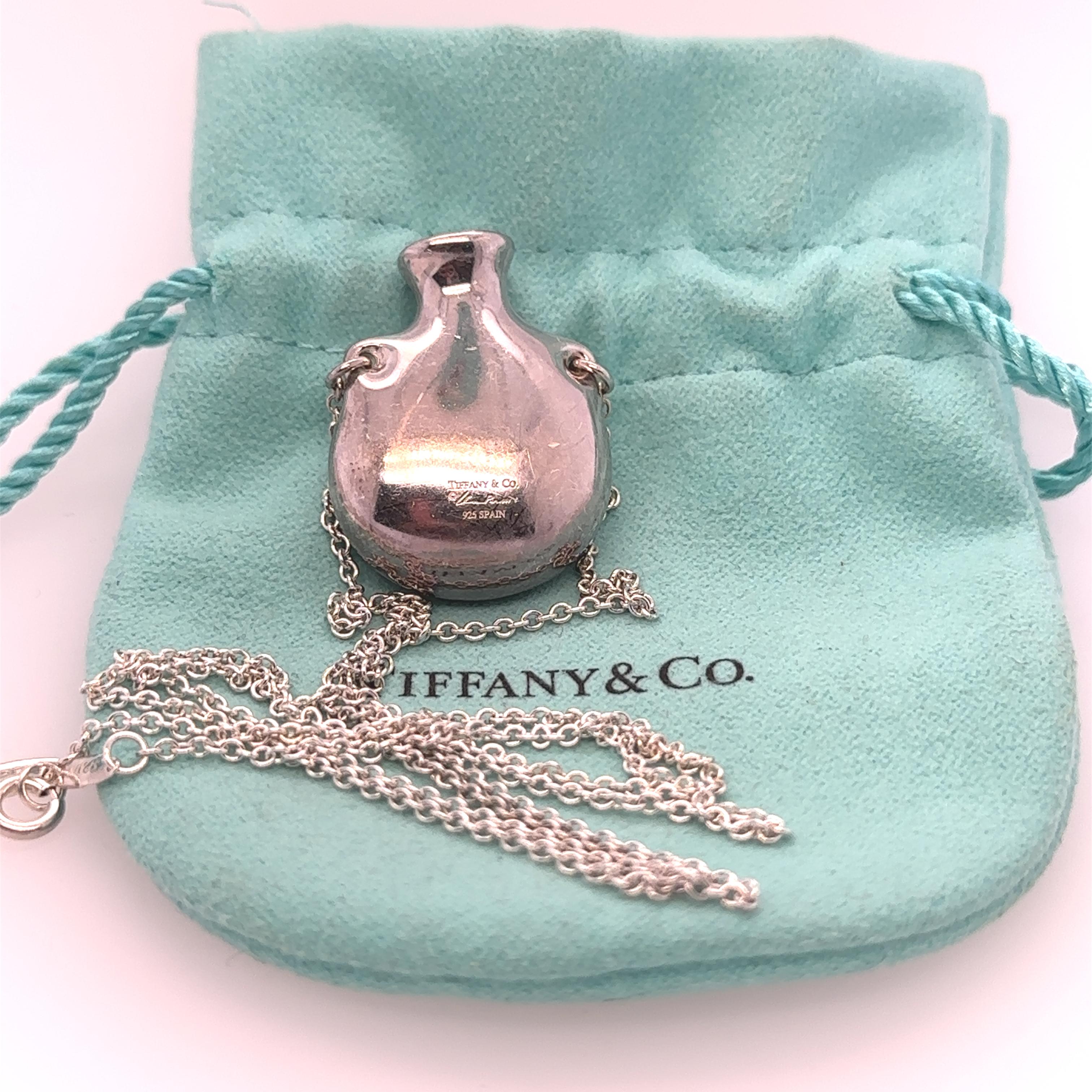 Tiffany & Co Elsa Peretti Bottle Neck Chain For Sale 3