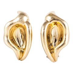 Tiffany & Co. Elsa Peretti Calla Lily Earrings in 18K Gold