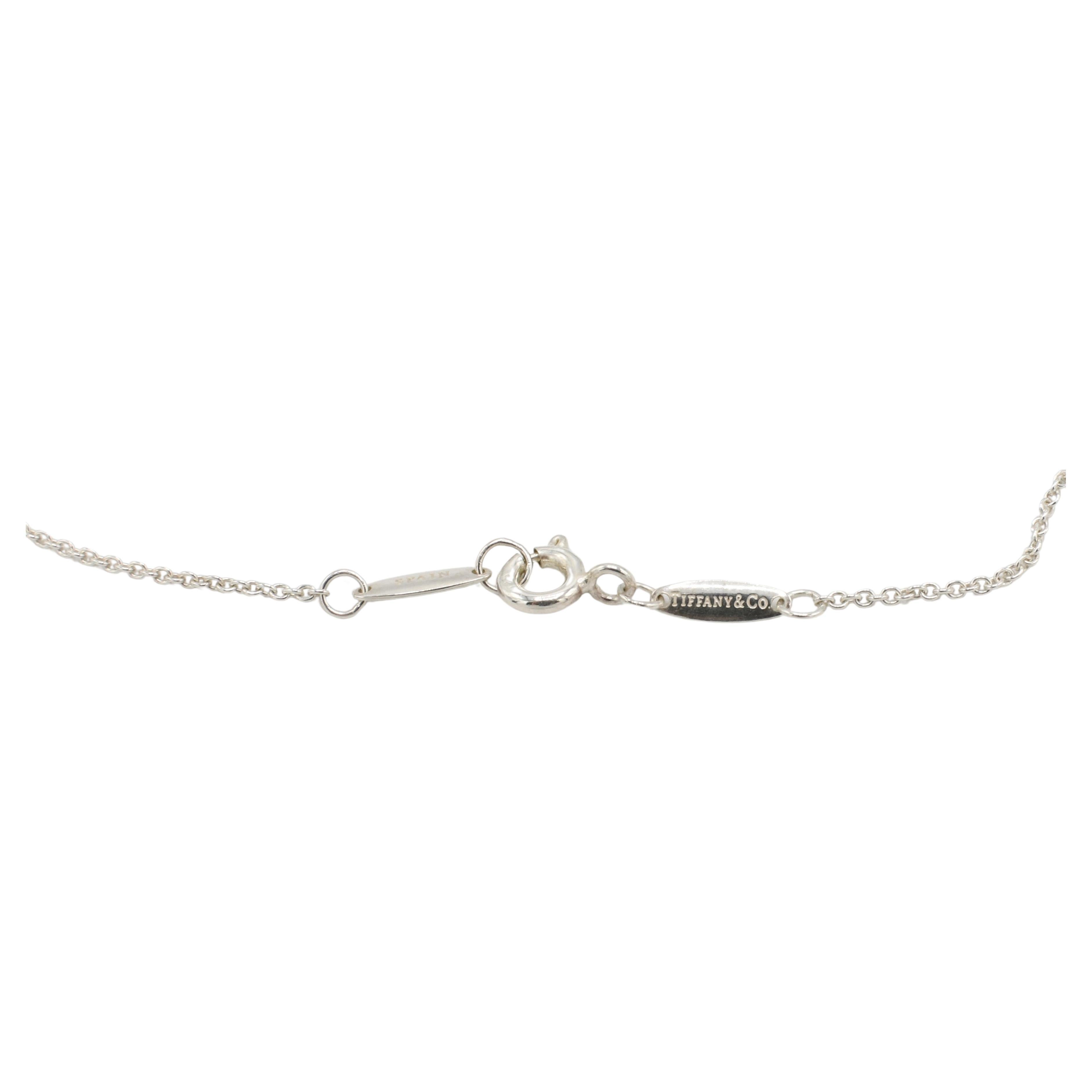 Cabochon Tiffany & Co. Elsa Peretti Color By the Yard Aventurine Sterling Silver Necklace