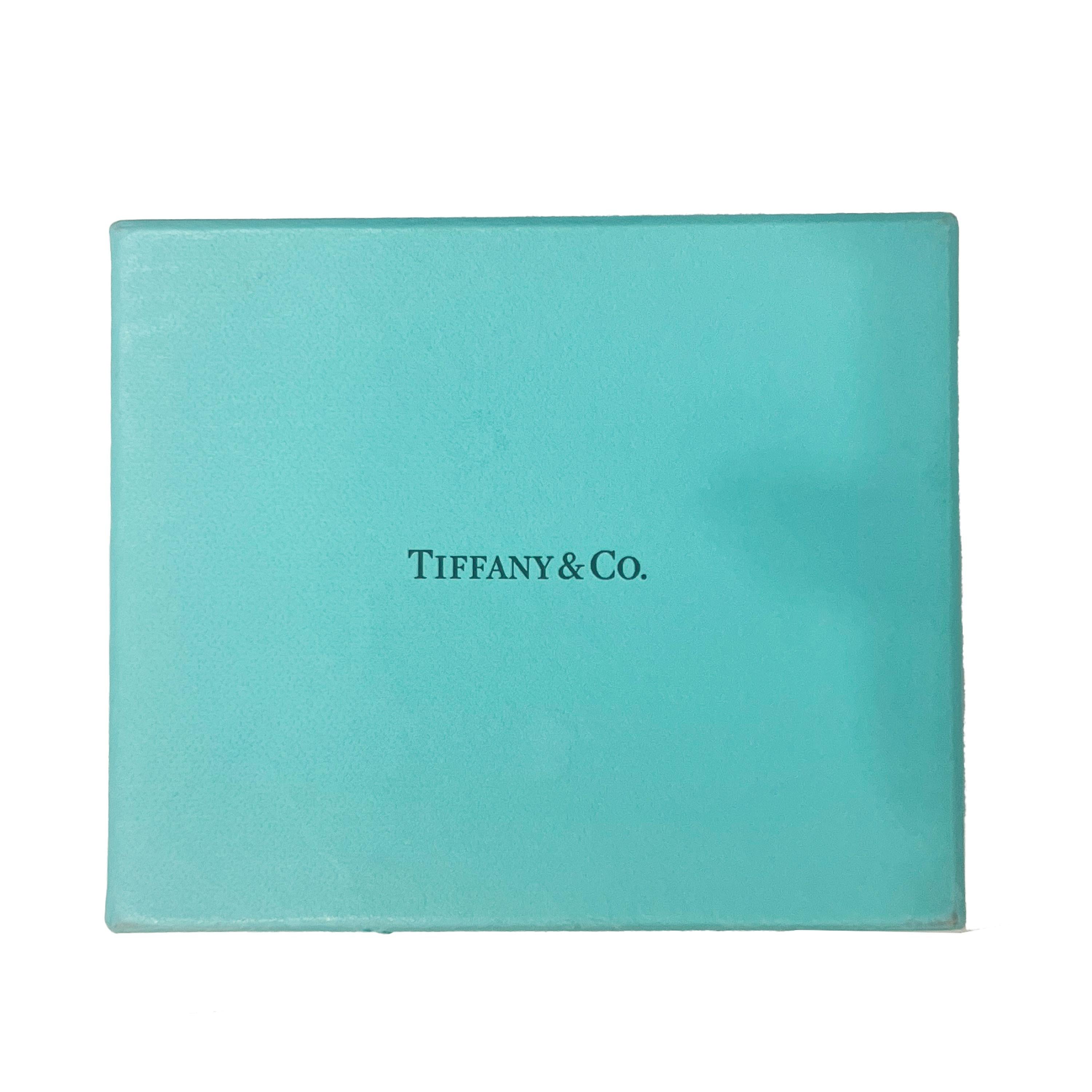 Tiffany & Co. Elsa Peretti Color by the Yard Sprinkle Necklace in Silver 0.2 CTW In Excellent Condition For Sale In New York, NY