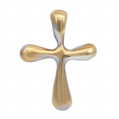 Tiffany & Co. Ciondolo a forma di croce di Elsa Peretti in argento 925