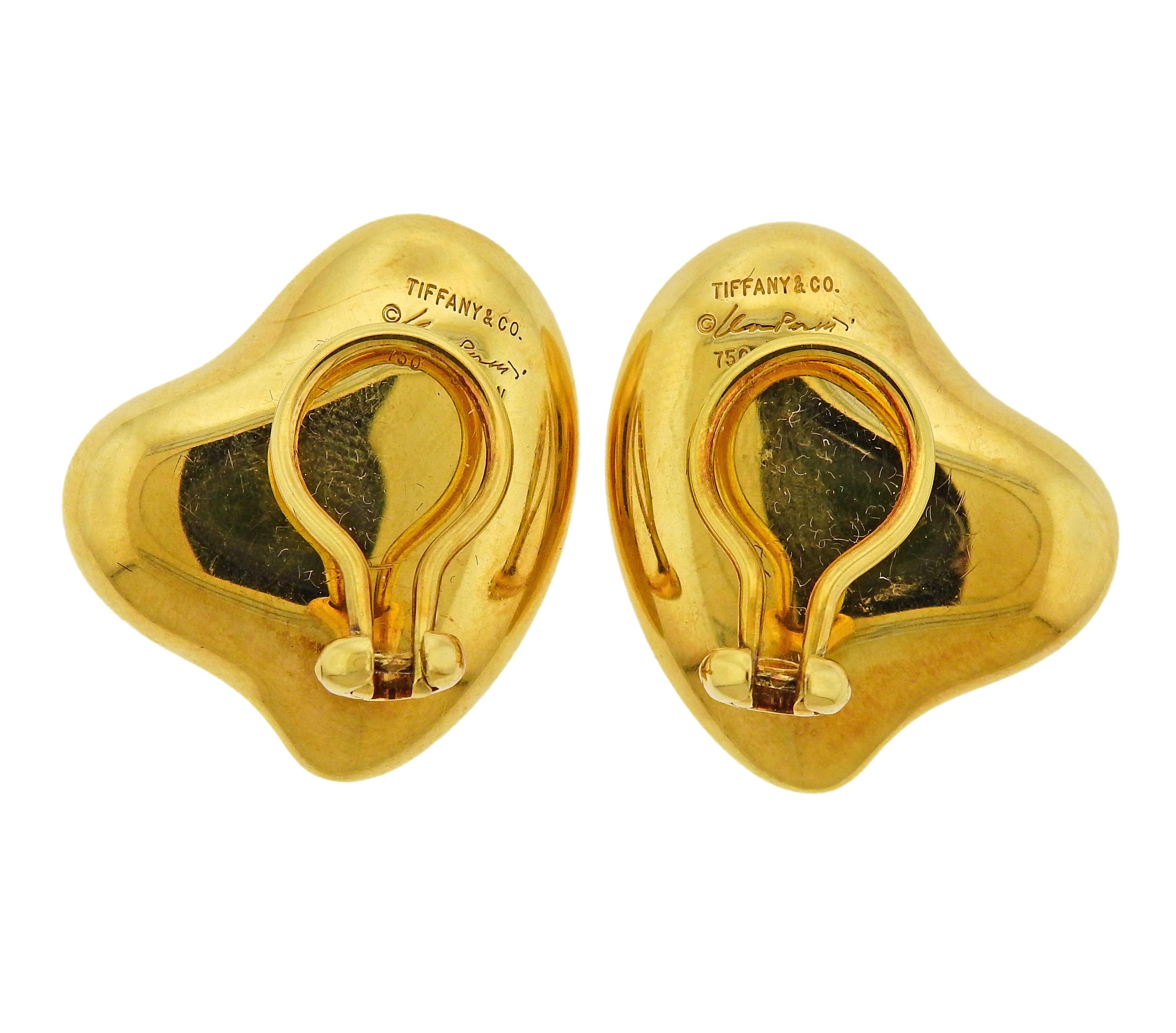 Tiffany & Co., Elsa Peretti Design Herz-Ohrclips Damen im Angebot
