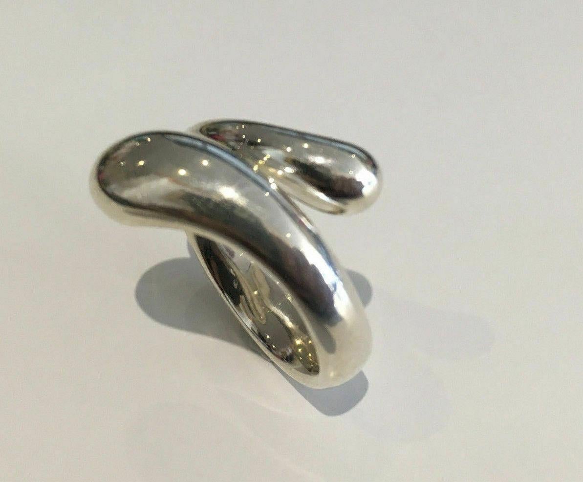 da uomo o donna Tiffany & Co. Anello in argento con design Elsa Peretti in vendita