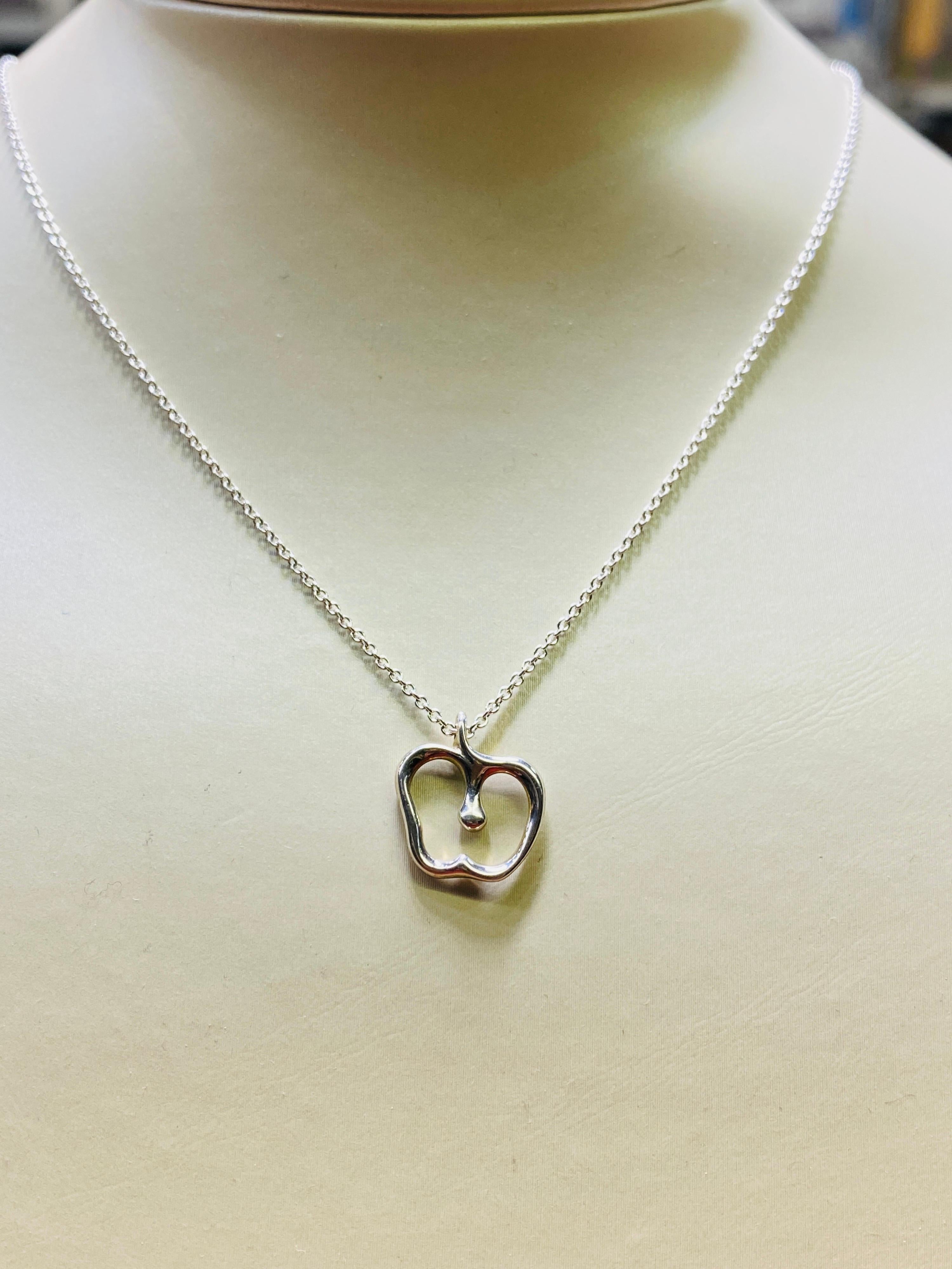 tiffany and co apple necklace