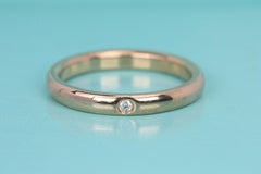 Tiffany & Co. Elsa Peretti Diamond Band Ring in 18K Rose Gold