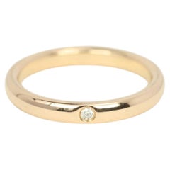 Tiffany & Co. Elsa Peretti Diamond Band Ring in 18K Rose Gold