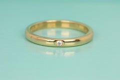 Tiffany & Co. Elsa Peretti Diamond Band Ring in 18K Yellow Gold