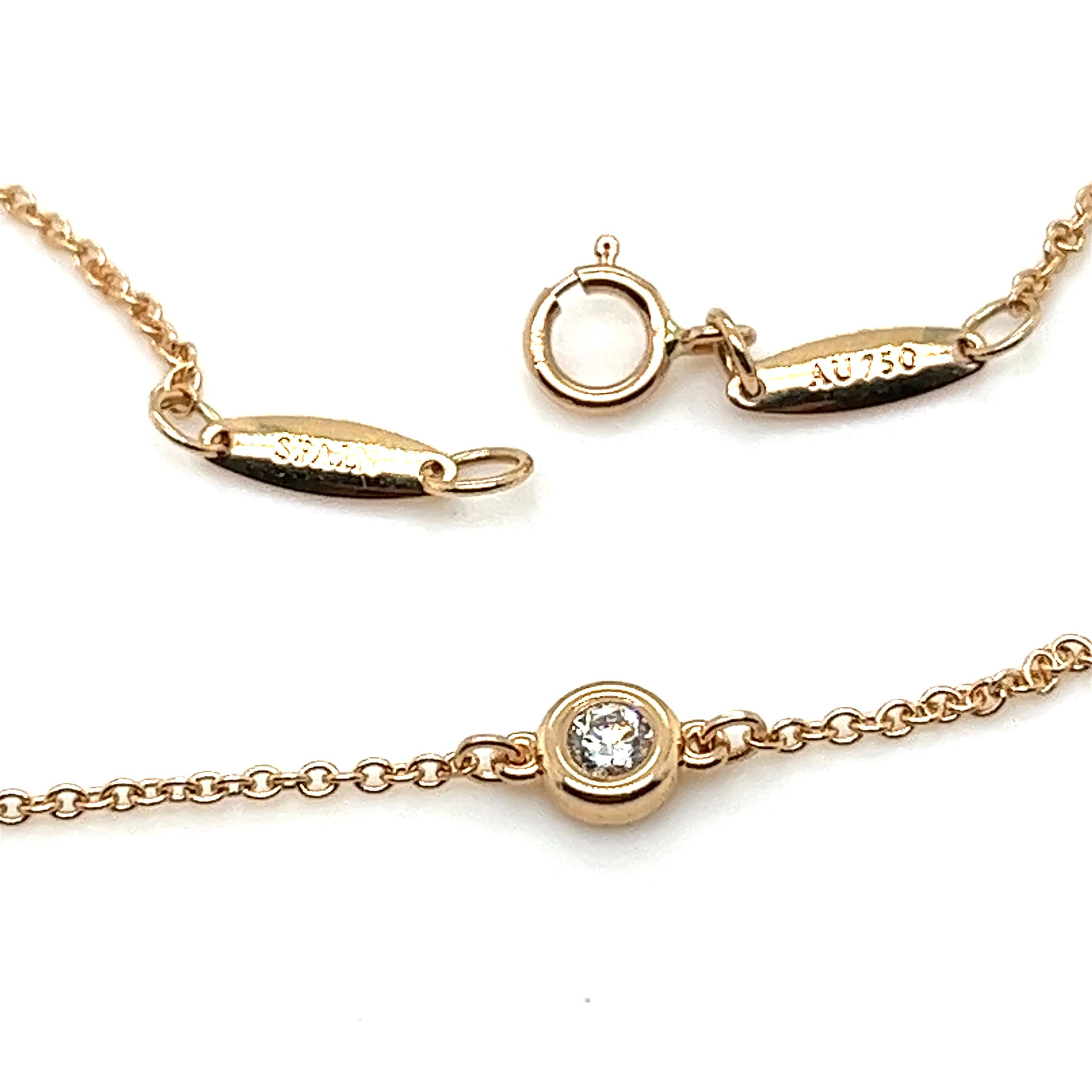 Tiffany & Co Elsa Peretti Diamond Bracelet 0.10ct 2