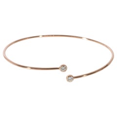 Tiffany & Co. Elsa Peretti Diamond Bracelet in 18k Yellow Gold 0.23 CTW