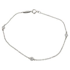 Tiffany & Co. Elsa Peretti Diamond by the Yard Bracelet à 3 pierres en diamant naturel